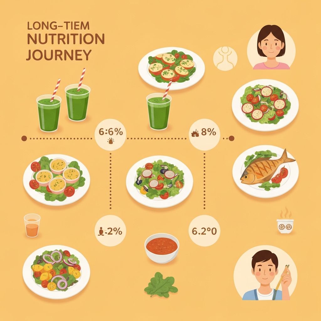 Vremenski prikazana dugoročna ishrana i evolucija ishrane